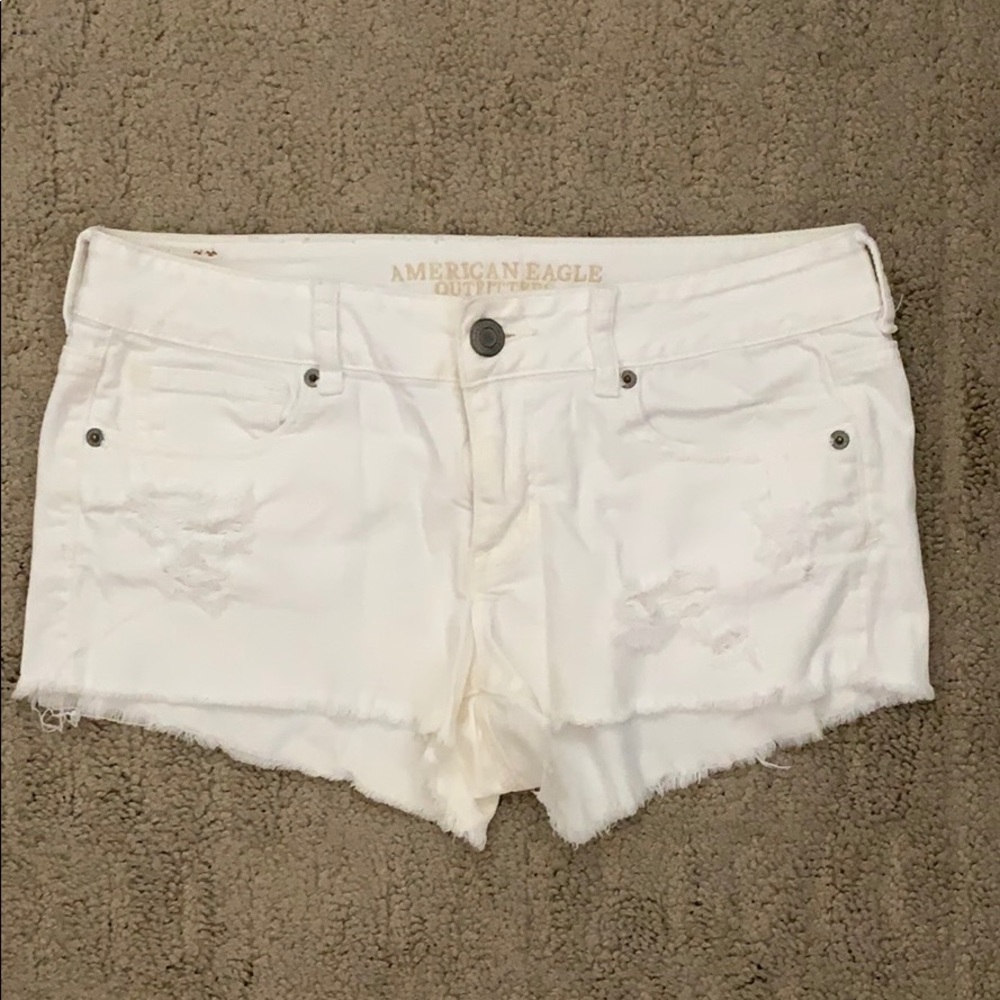 American Eagle White Shorts